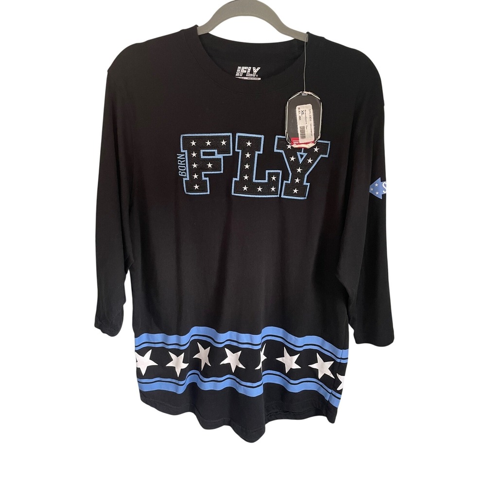 NWT Born Fly "Braveheart" Tee‎ - Y2K Streetwear Retro Style - XL